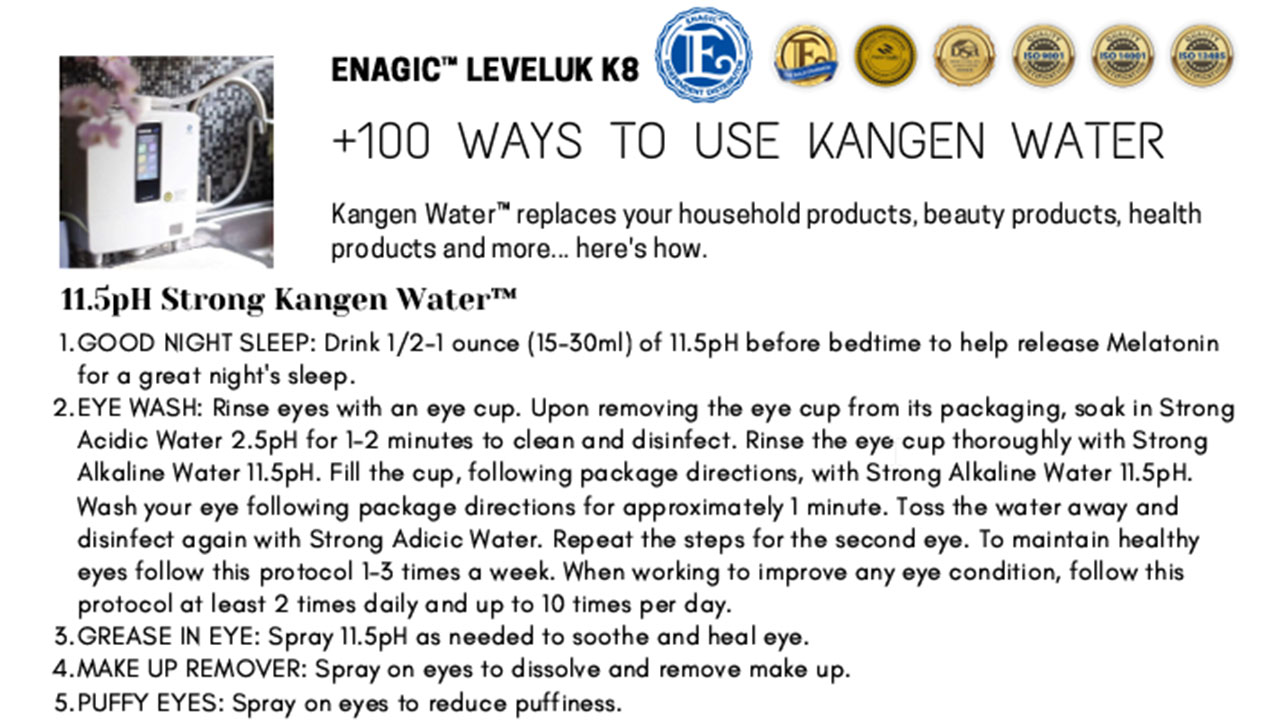 100 Ways to Use Kangen Water 100 Ways to Use Kangen Water