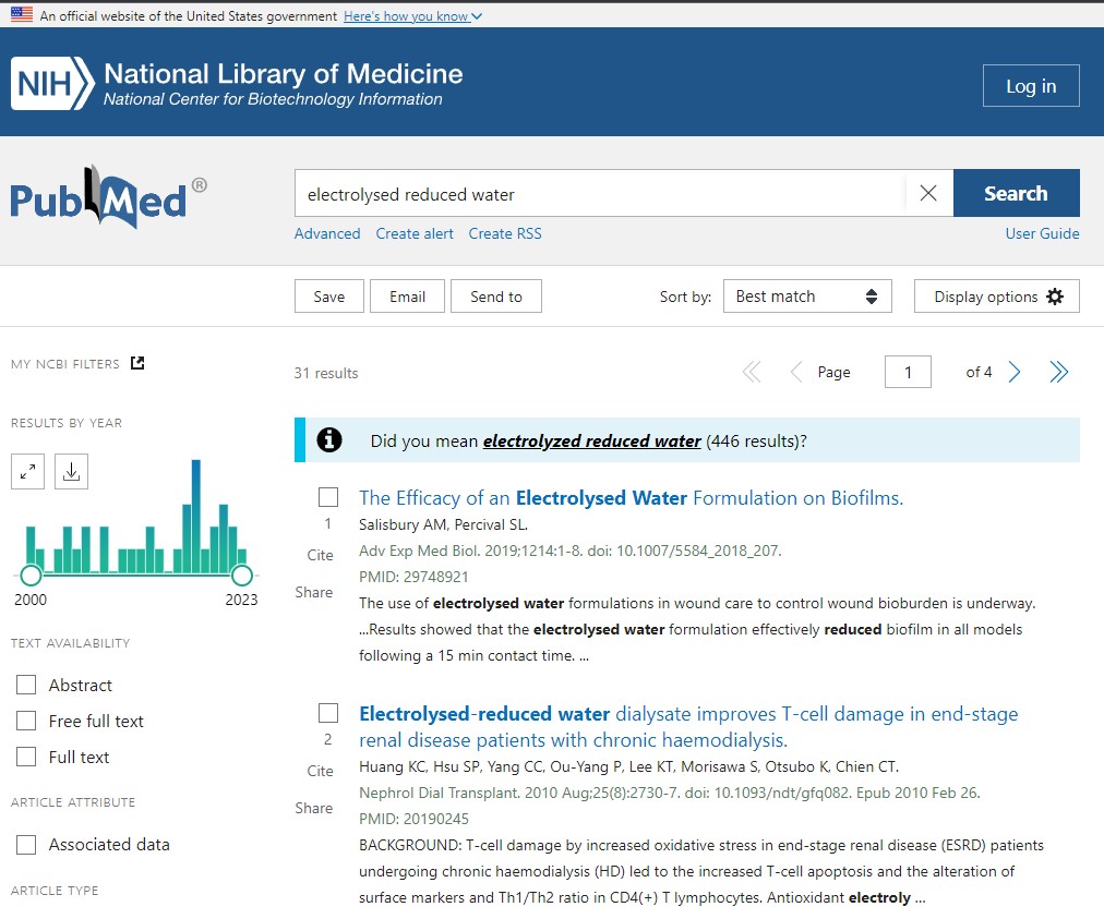pubmed - Molecular Hydrogen pubmed - Molecular Hydrogen
